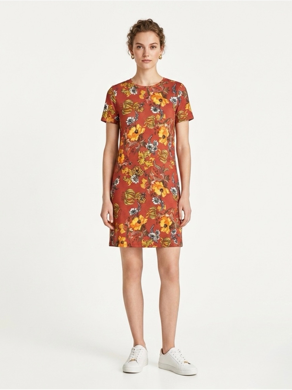 [Zara] Floral Shirt Dress